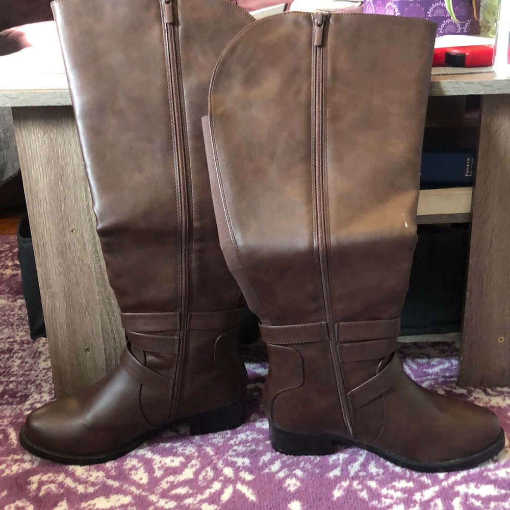 ‼️Chocolate knee high boots🍫